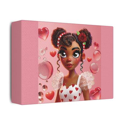 Heartbreaker Girl | Bubblegum - Canvas Print, satin (multiples sizes)