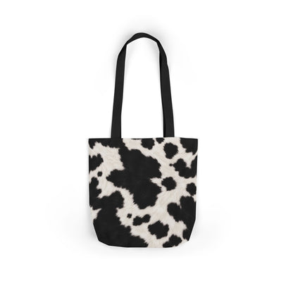 Cow | Black & White Cowhide Canvas Tote Bag (3 sizes)