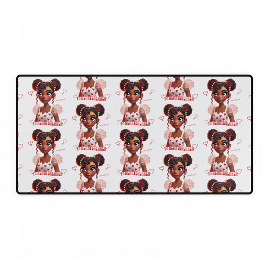 Heartbreaker Girl | Marshmallow - Desk Mat (multiple sizes)