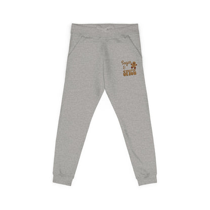 The Cozy Edit2 | Embroidered "Sugar & Spice" Fleece Lounge Joggers (multiple colors)