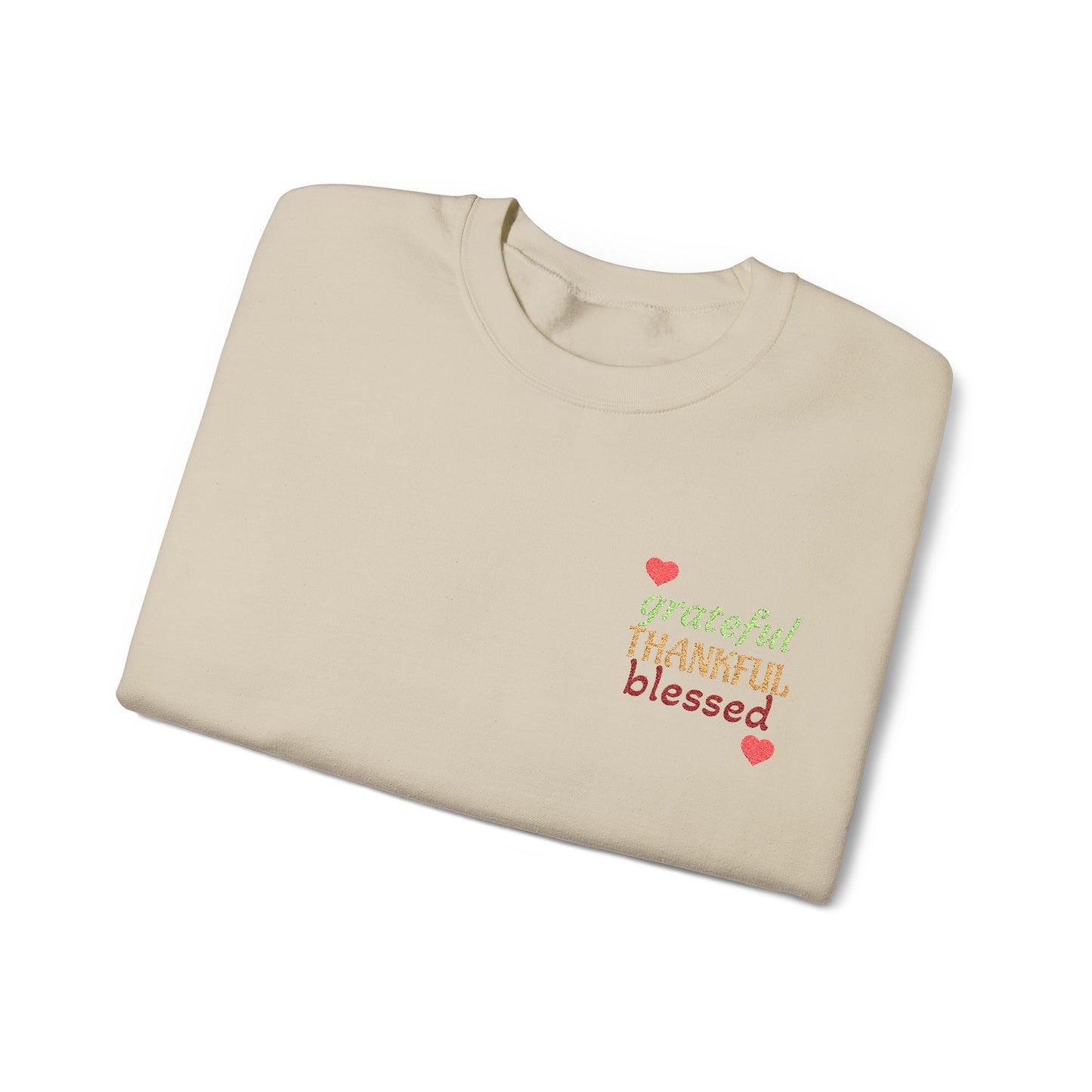 Harvest Haze | Grateful, THANKFUL, Blessed Fall Crewneck Sweatshirt (multiple colors)