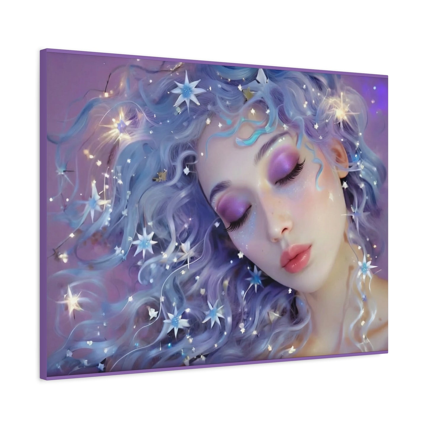 Winter Fantasy2 | Celestial Maiden Serenity, Matte Canvas Print