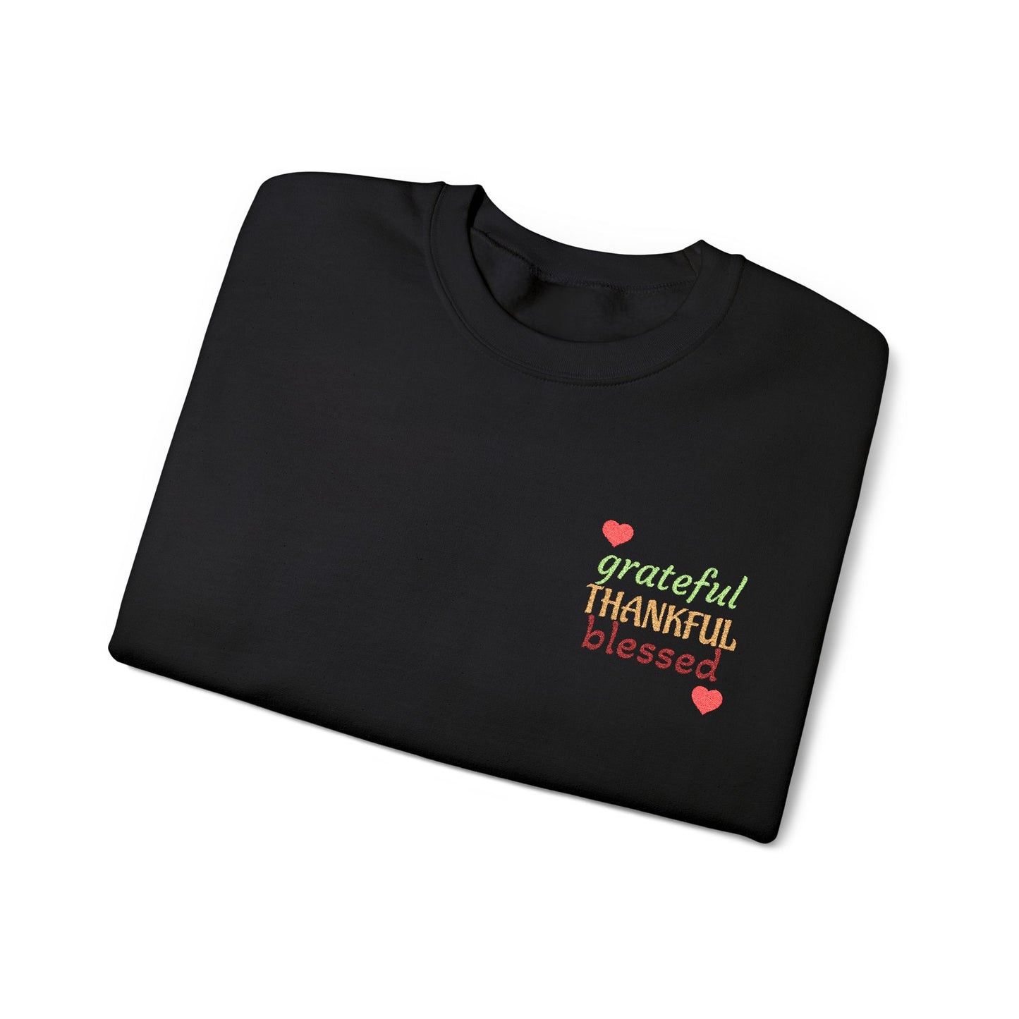 Harvest Haze | Grateful, THANKFUL, Blessed Fall Crewneck Sweatshirt (multiple colors)