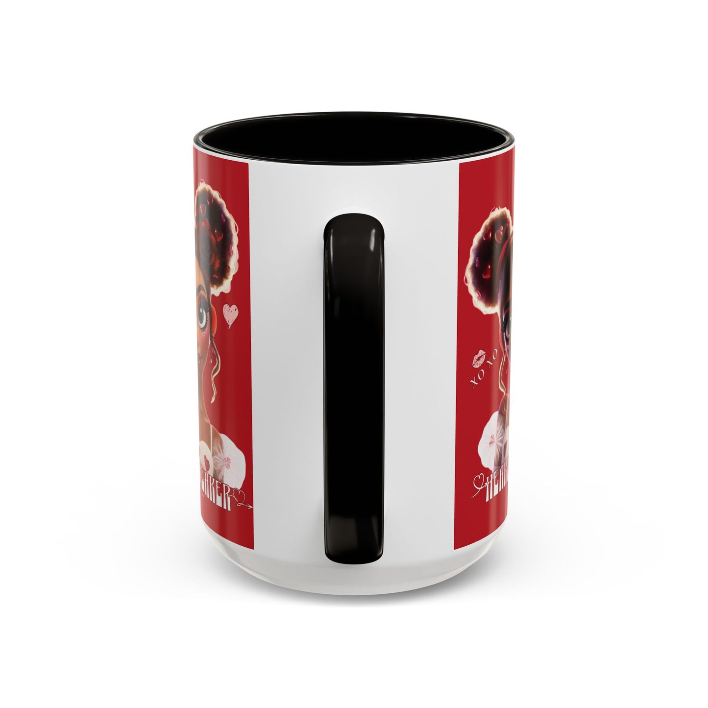 Heartbreaker 3| Cherry - Coffee Mug, two-tone, 15 oz (multiple handle colors)