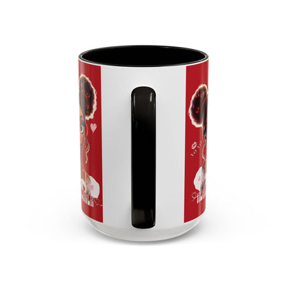 Heartbreaker 3| Cherry - Coffee Mug, two-tone, 15 oz (multiple handle colors)