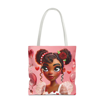 Heartbreaker Girl | Bubblegum - Tote Bag, two-tone (multiple sizes/handle colors)