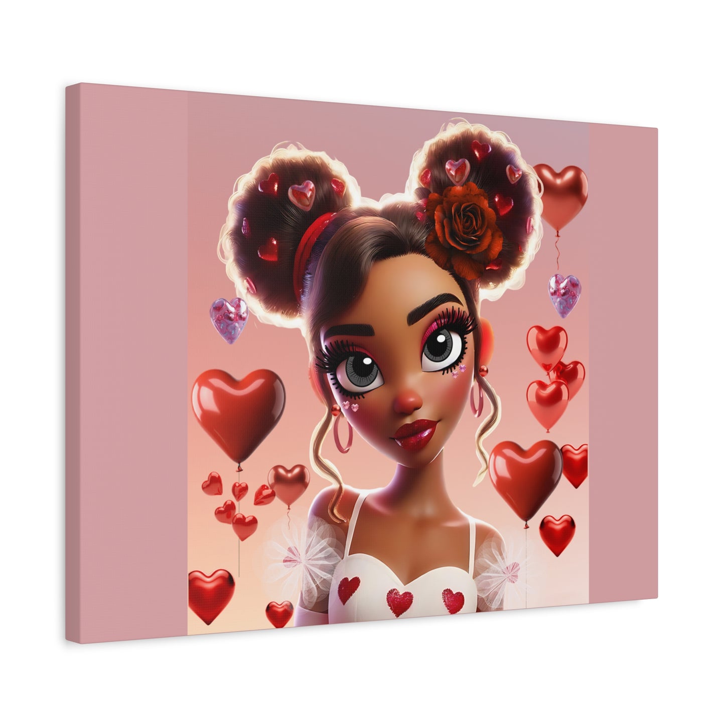 Heartbreaker 3 | Cotton Candy Matte Canvas Print