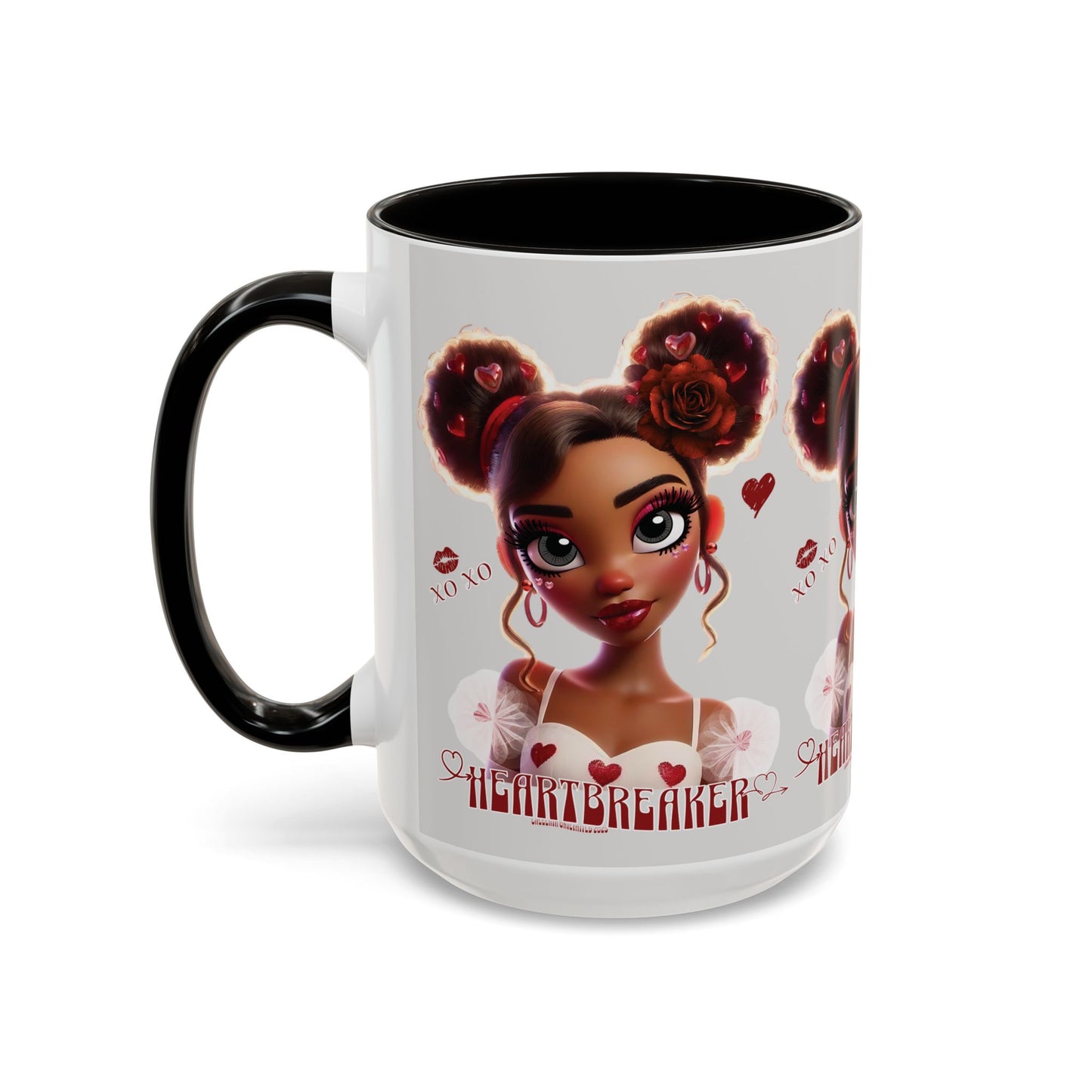 Heartbreaker 3| Ice - Coffee Mug, two-tone, 15 oz (multiple handle colors)