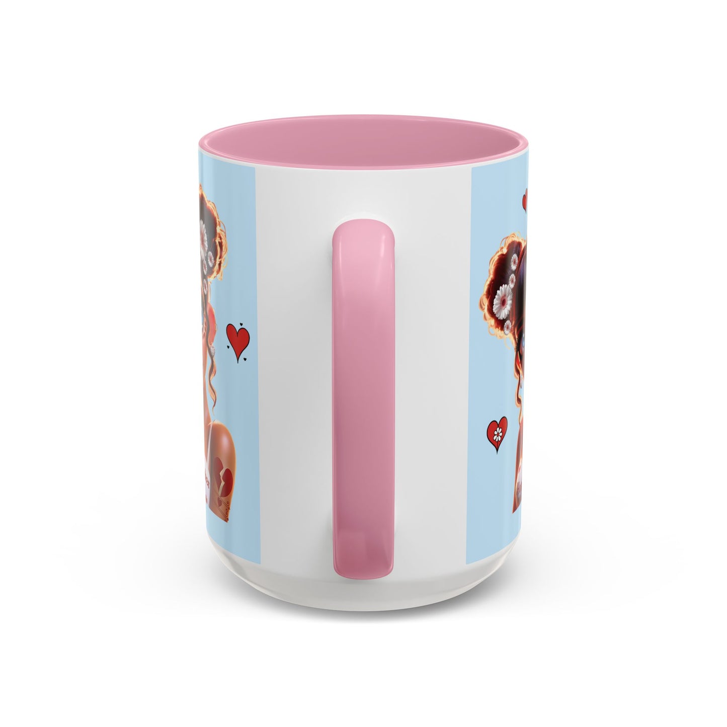 Heartbreaker 1 | Blueberry - Coffee Mug, two-tone, 15 oz (multiple handle colors)