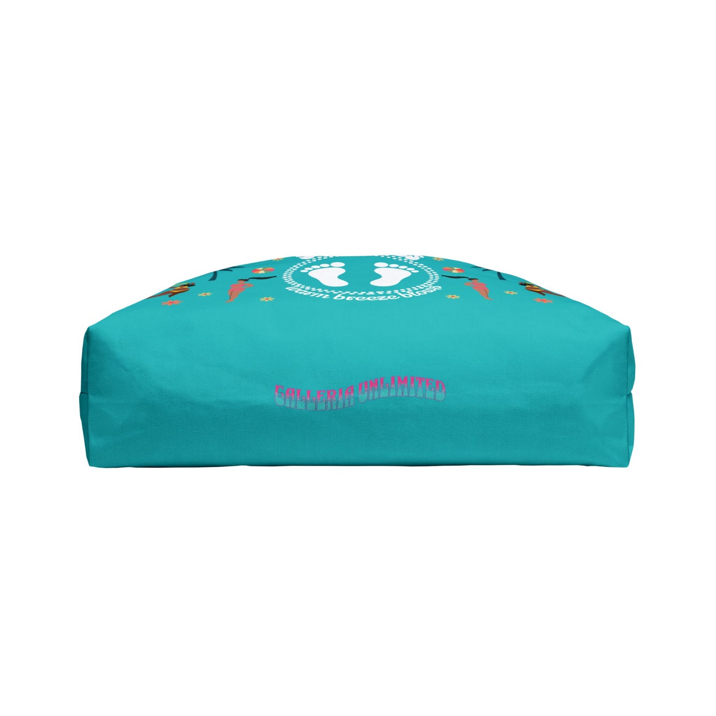 Sandy Toes | Seafoam Two-Sided Weekender Tote Bag (black girl)