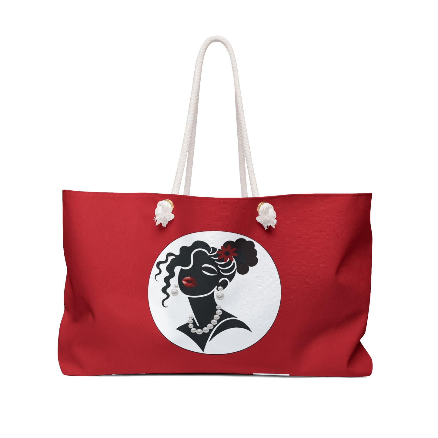 Pearls & Curls5 | Red - Ruby Kiss Weekender Bag