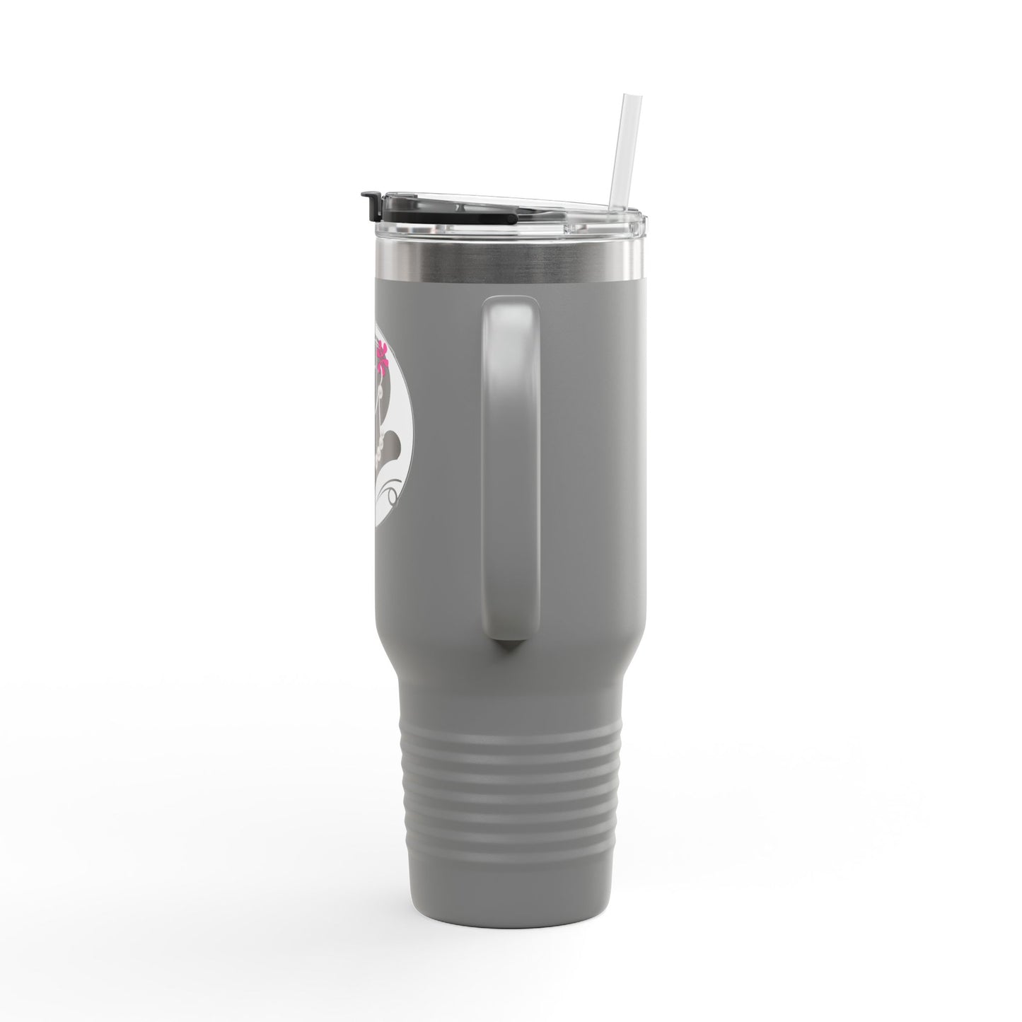 Pearls & Curls 6 | Insulated Travel Mug, 40oz (multiple colors) | Insulated Travel Mug (40oz)