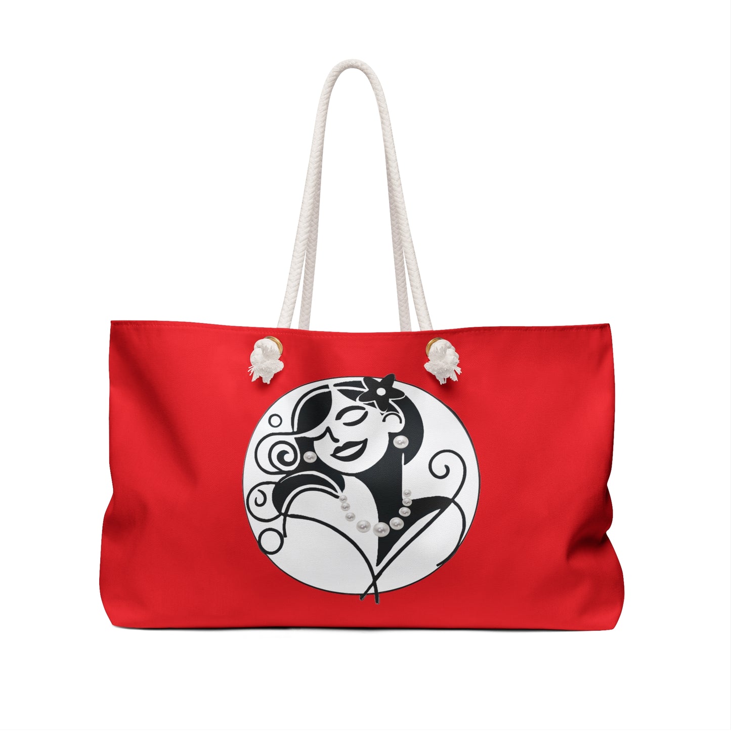 Pearls & Curls 4 | Cherry Kiss Double-Sided Weekender Bag