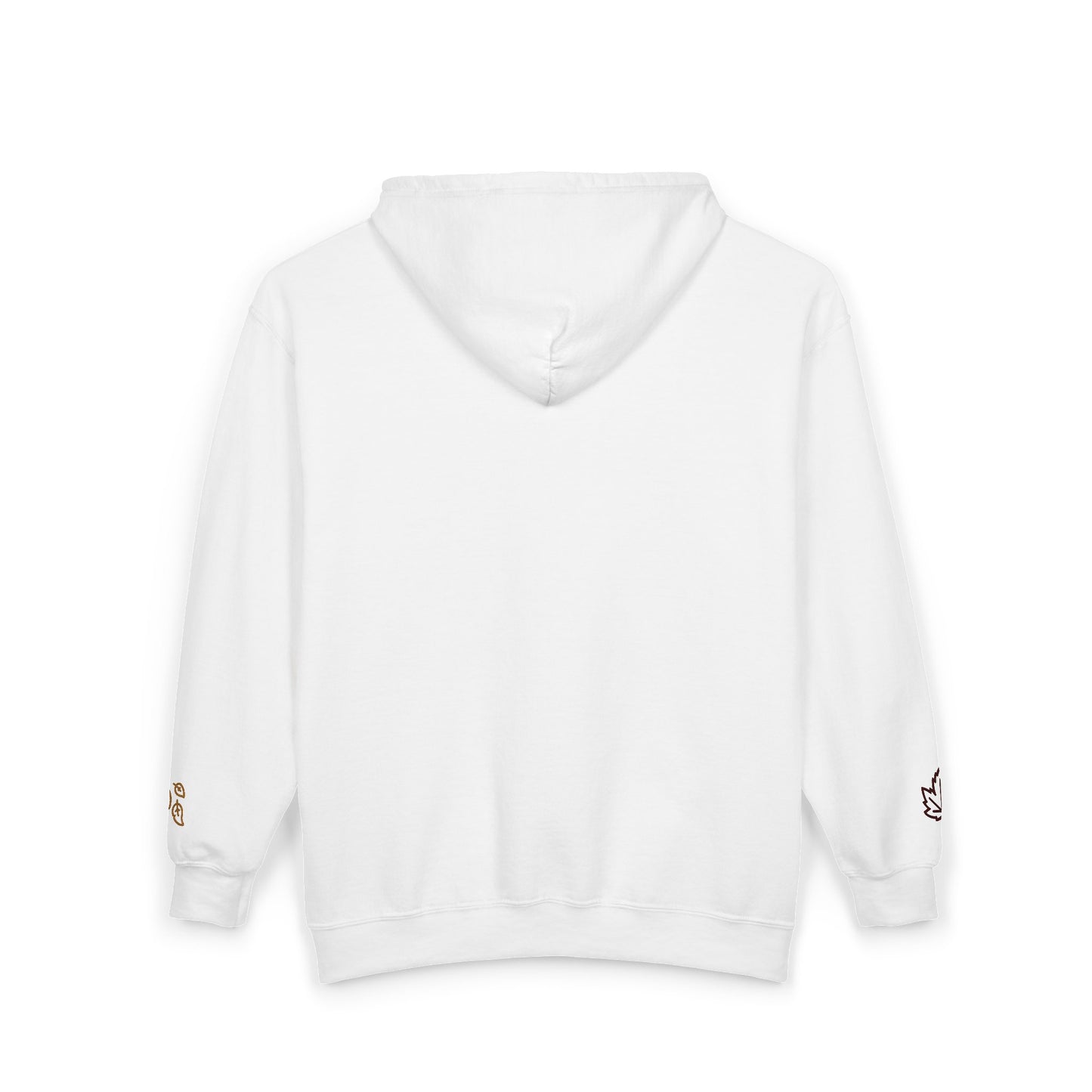 Harvest Haze | 'Cozy Season' Zip Hoodie — Autumn Coffee & Leaves Full-Zip Sweatshirt
