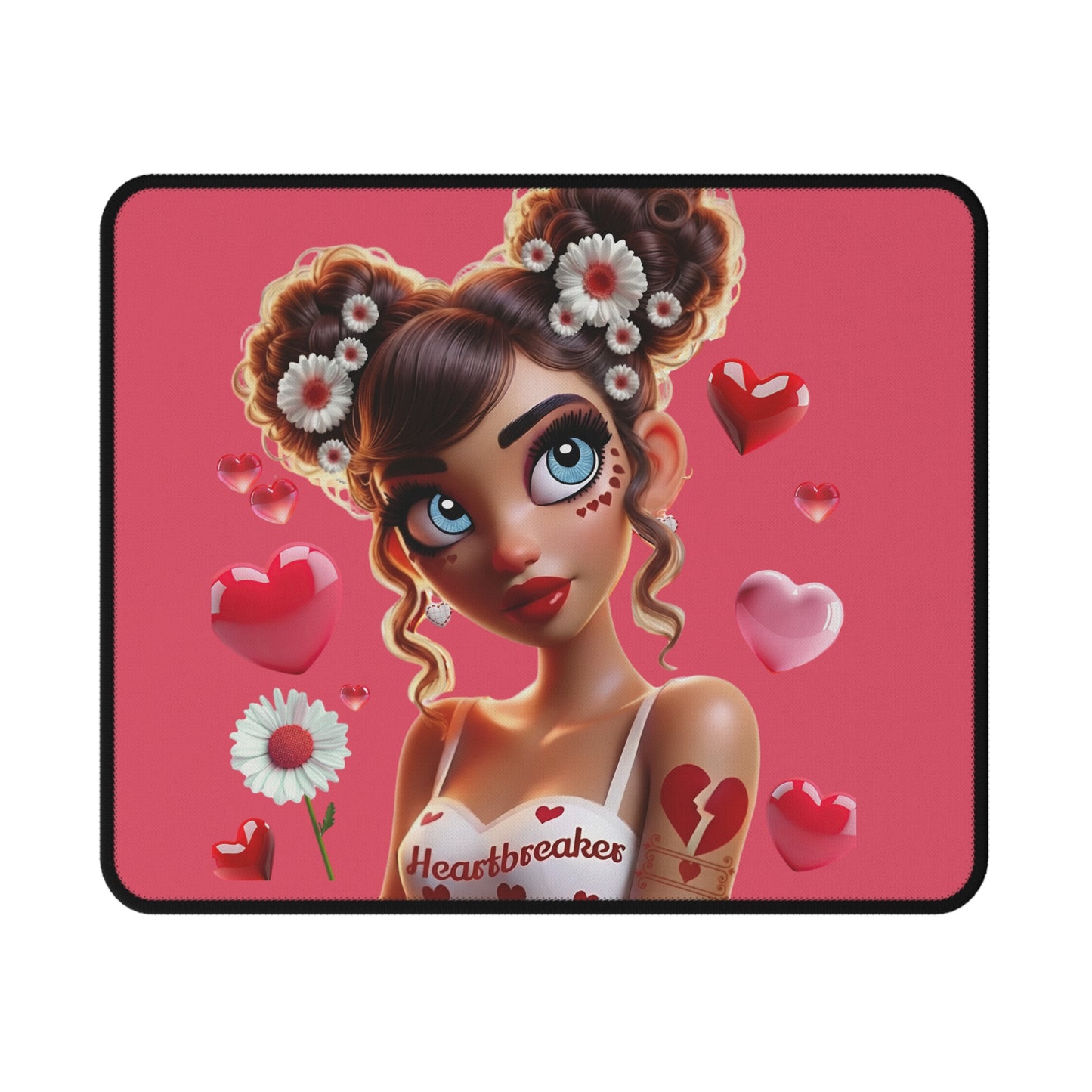 Heartbreaker 1 | Raspberry - Gaming Mouse Pad, nonslip (9.5" x 8")