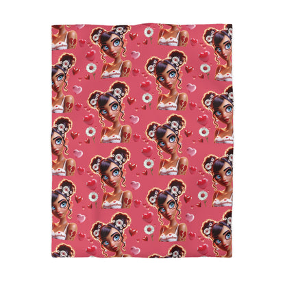 Heartbreaker 1 | Raspberry - Duvet, quilted (multiple sizes)