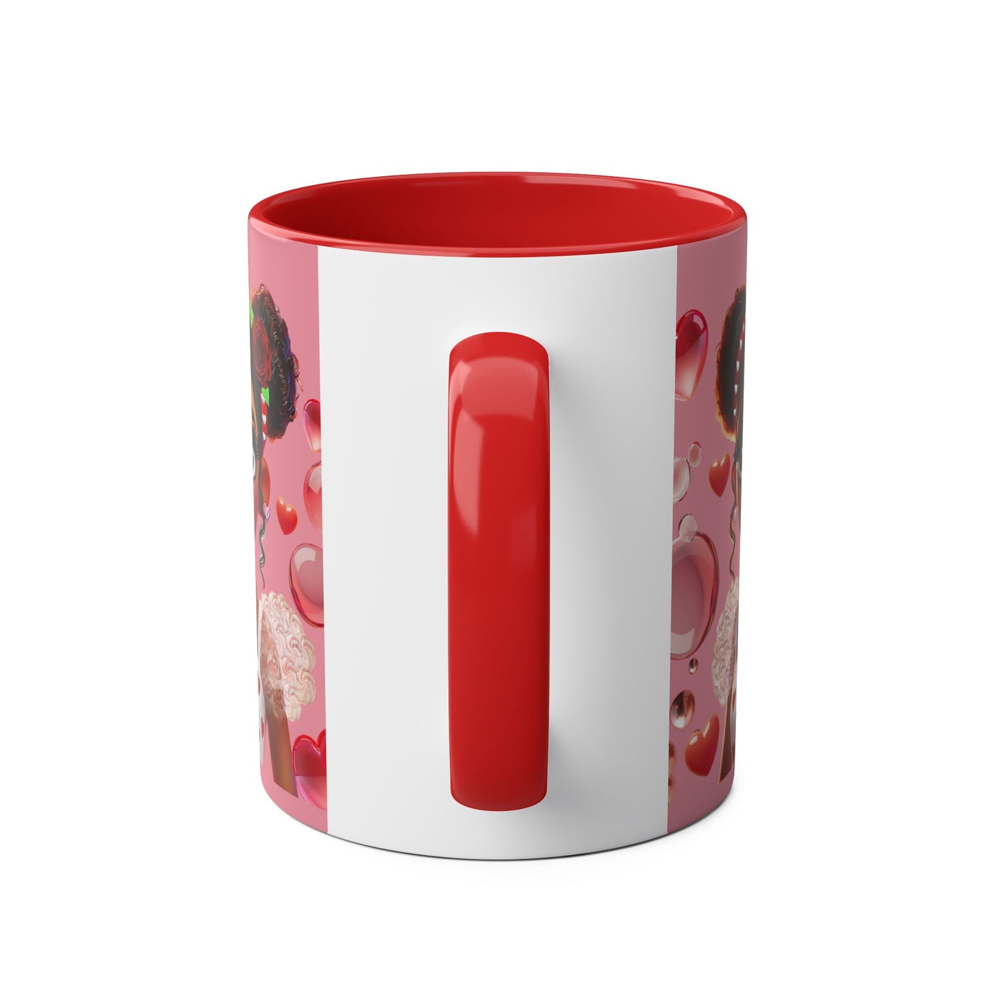 Heartbreaker Girl | Bubblegum - Coffee Mug, two-tone (multiple handle colors)