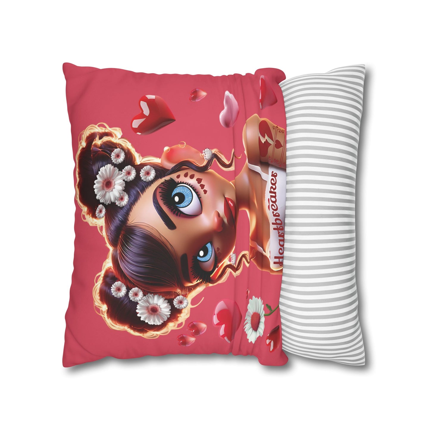 Heartbreaker 1 | Raspberry - Pillowcase, square (multiple sizes)