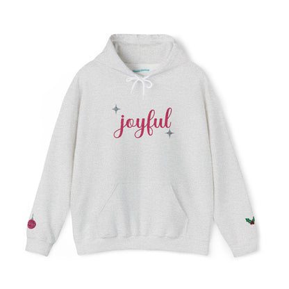 The Joyful Edit1 | Joyful Pink Embroidered Hoodie, PINK Palette (multiple colors)