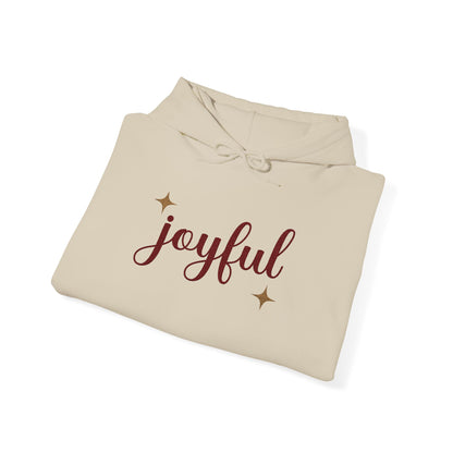 The Joyful Edit1 | Joyful Maroon Embroidered Hoodie (multiple colors)