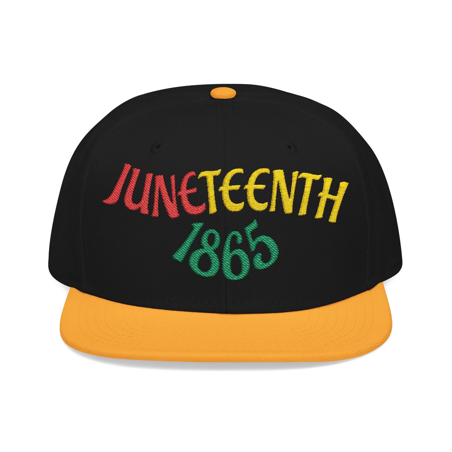Juneteenth | Embroidered Snapback Hat (black or white)