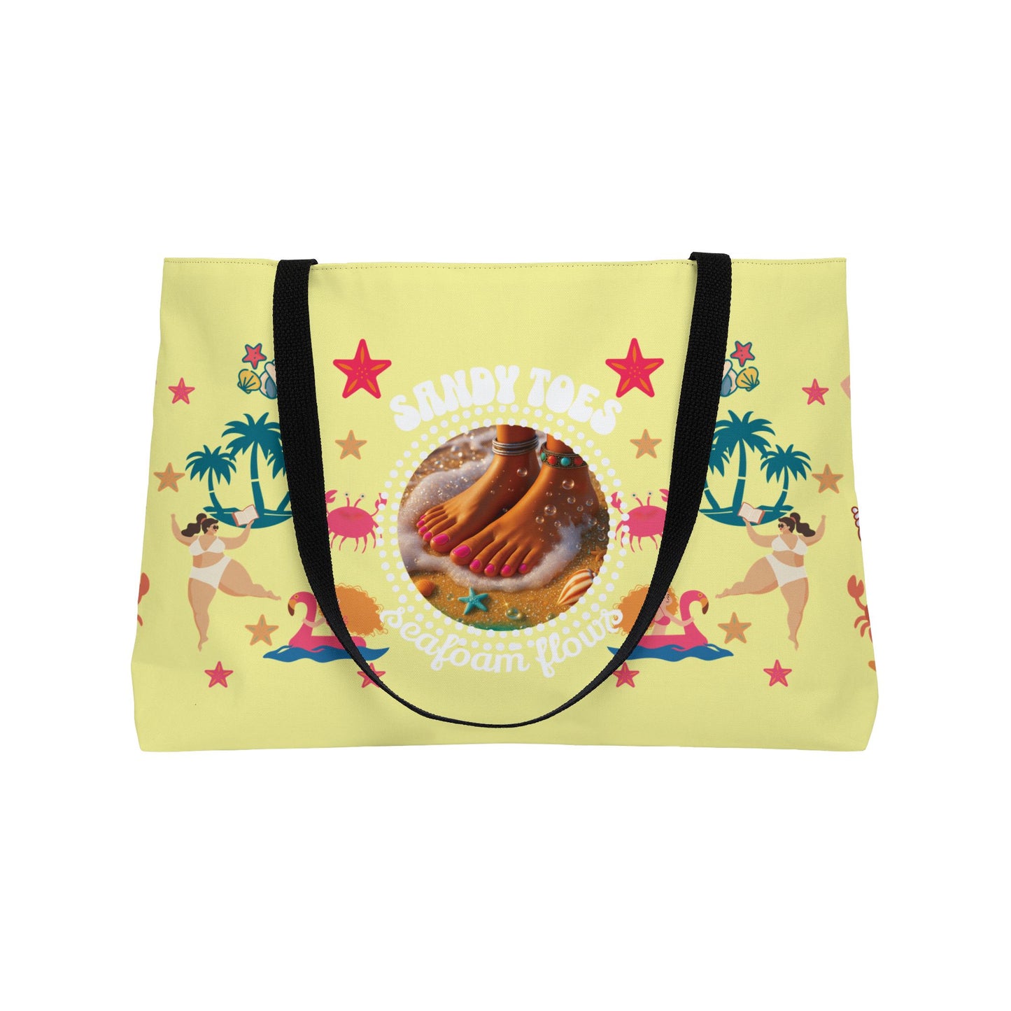 Sandy Toes | Weekender Tote Bag - Pineapple2 (two sides)