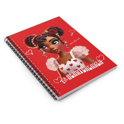 Heartbreaker Girl | Apple - Spiral Notebook