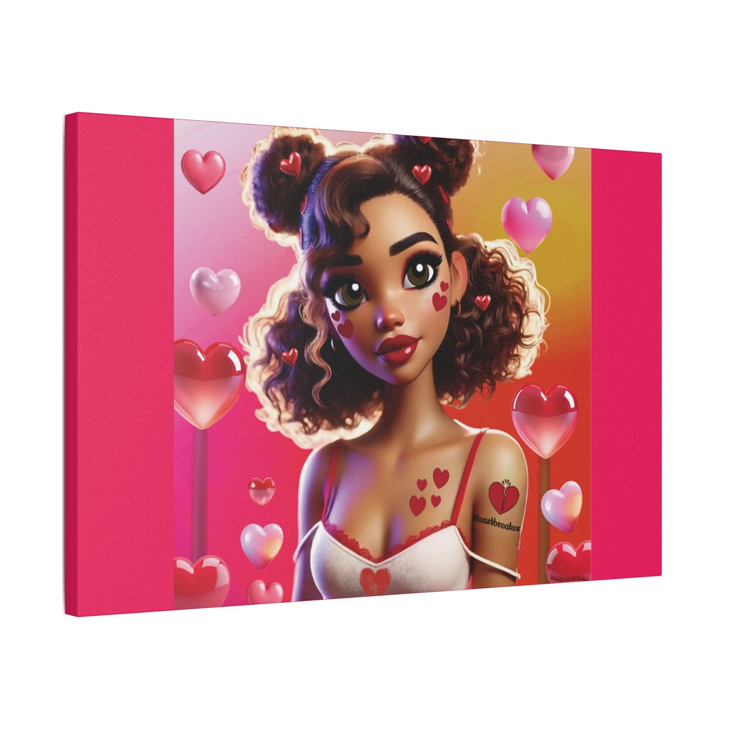 Heartbreaker 2 | Watermelon - Canvas Print, satin (multiple sizes)