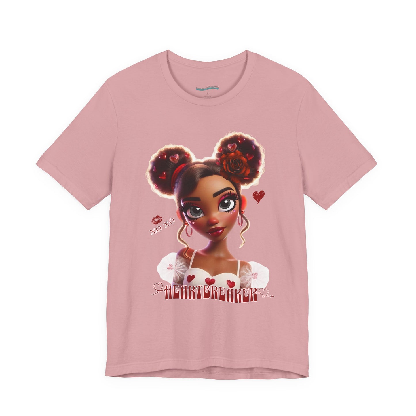 Heartbreaker 3 | Tee, Red Typography - short sleeve (multiple sizes/colors)