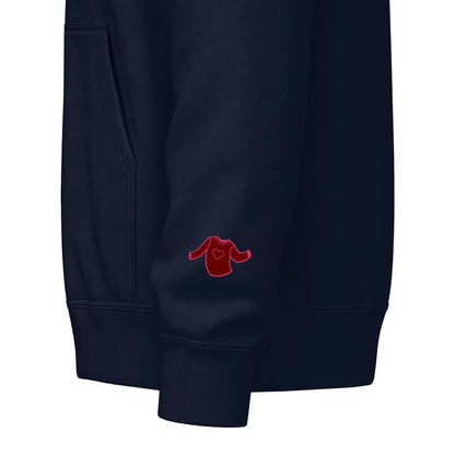 Harvest Haze 5 | 'Sweater Weather' Graphic Icon Zip Hoodie — Cozy Fall Hoodie with Autumn Icons