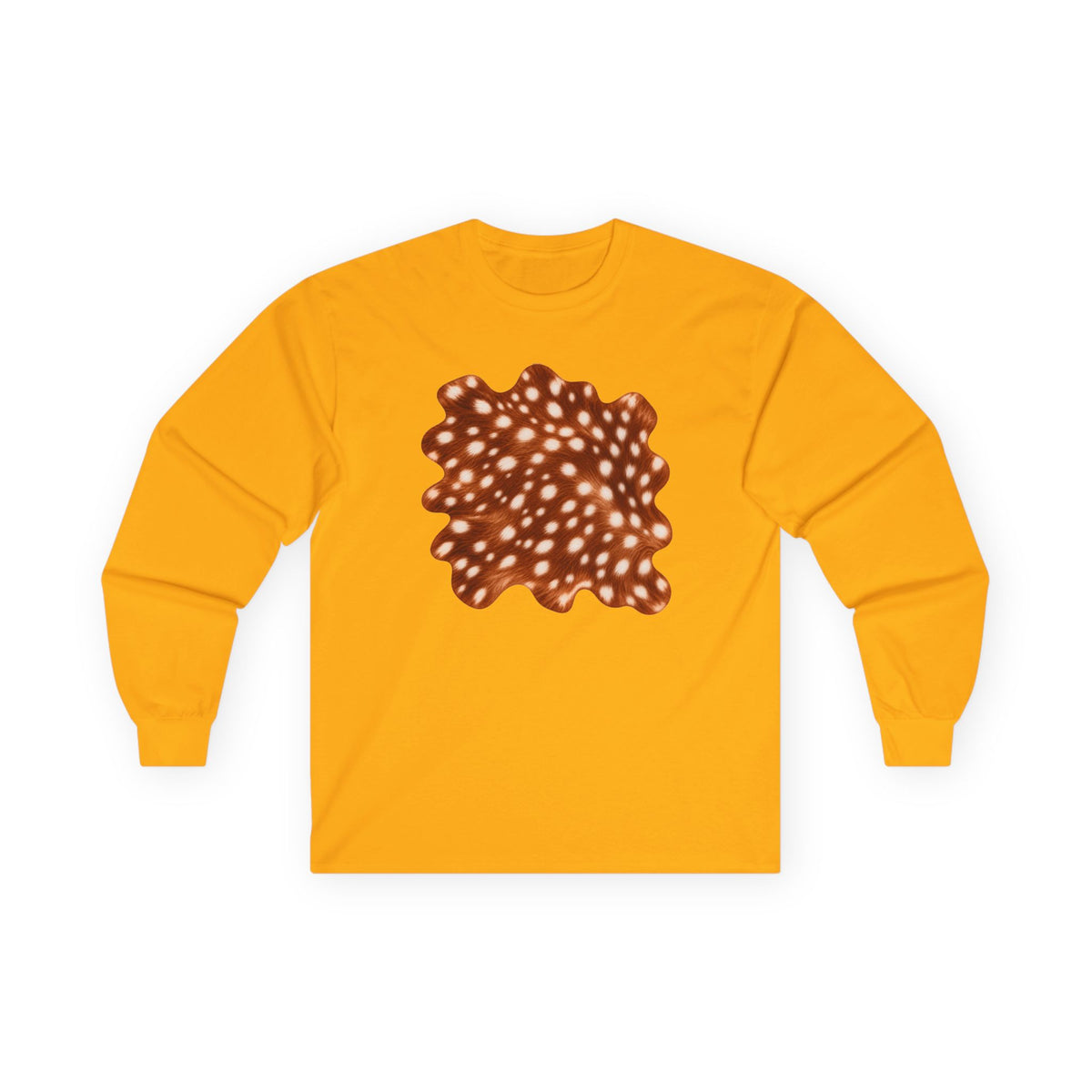 Deer | Fawn Spotted Abstract Long Sleeve Tee, multiple colors