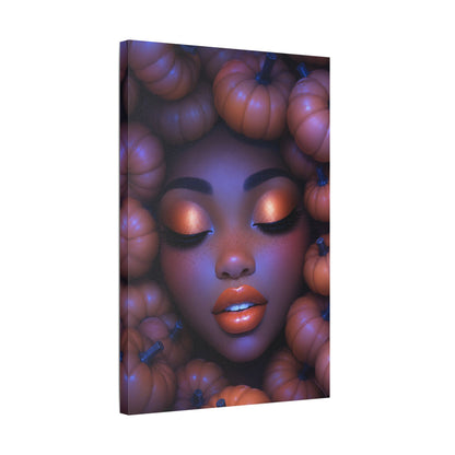 Harvest Muse3 | Harvest Twilight, Stretched Satin Canvas Wall Art