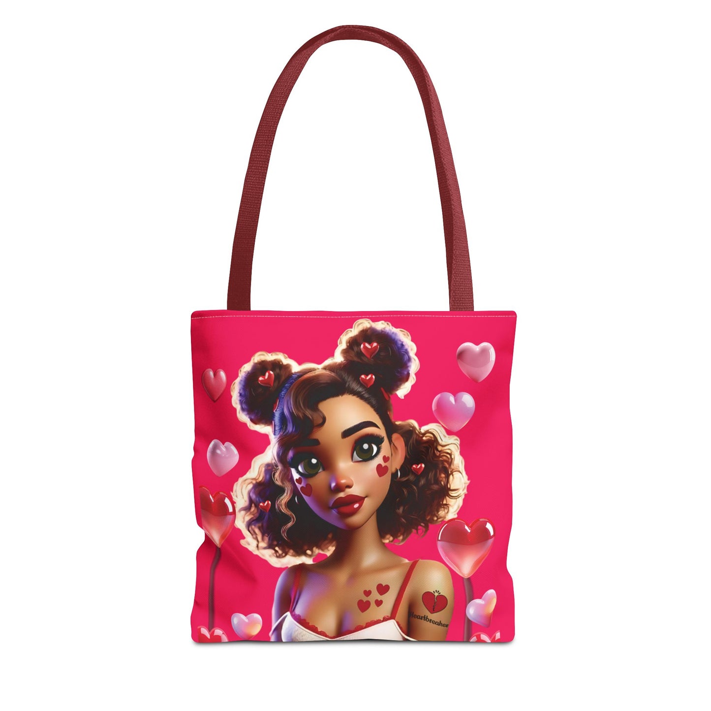 Heartbreaker 2 | Watermelon - Tote Bag, two-tone (multiple sizes/handle colors)