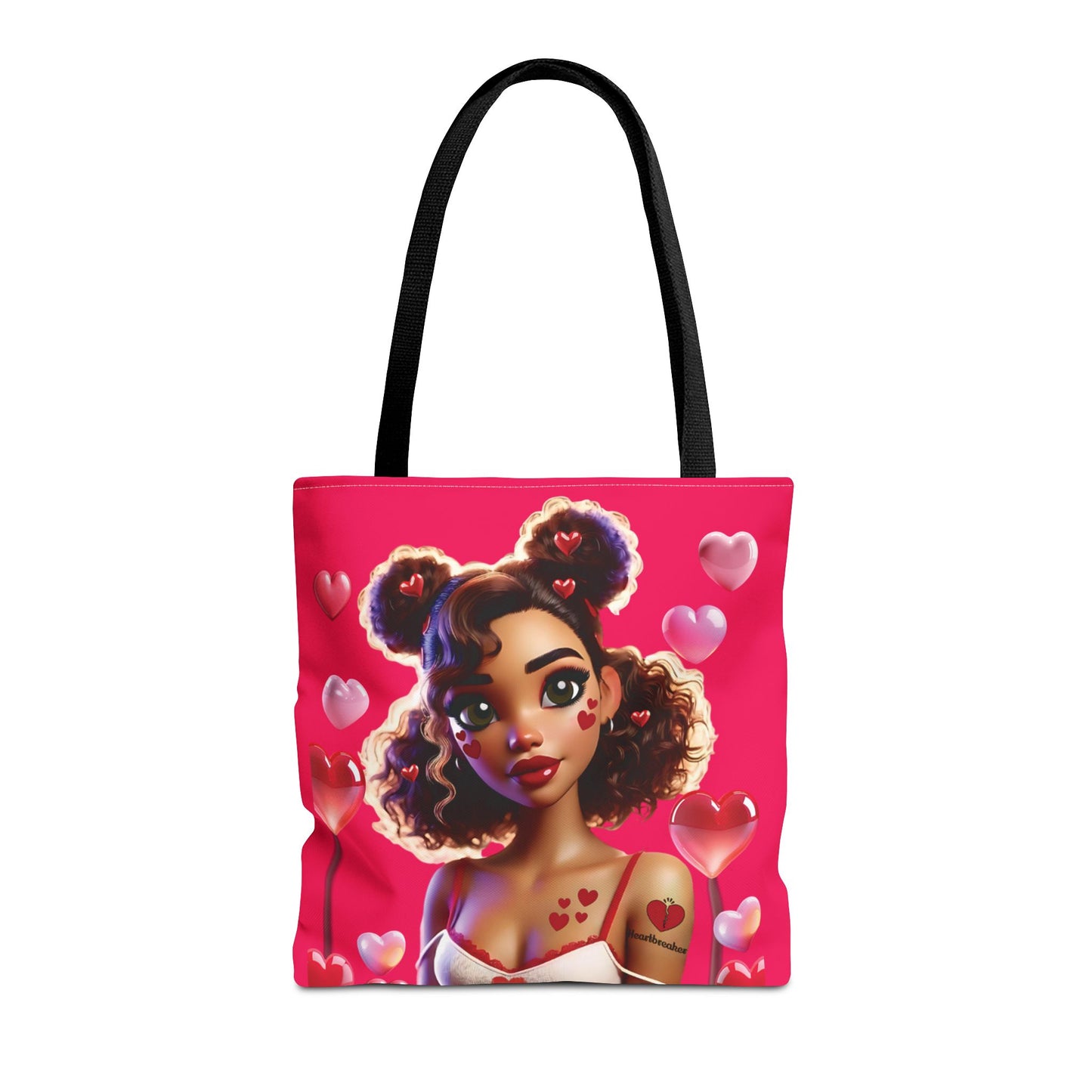 Heartbreaker 2 | Watermelon - Tote Bag, two-tone (multiple sizes/handle colors)