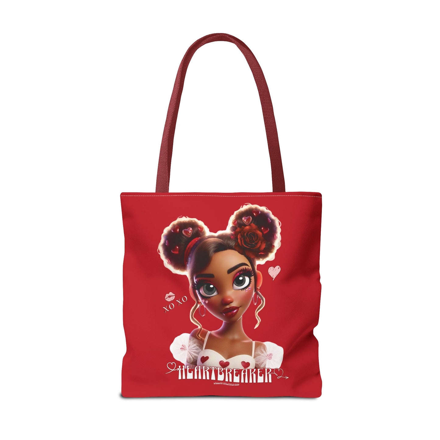 Heartbreaker 3 | Cherry - Tote Bag, two-tone (multiple sizes/handle colors)