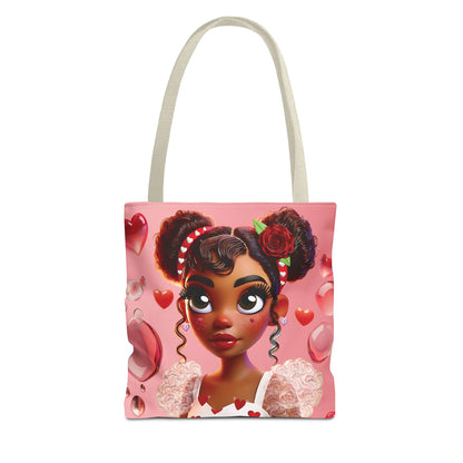 Heartbreaker Girl | Bubblegum - Tote Bag, two-tone (multiple sizes/handle colors)