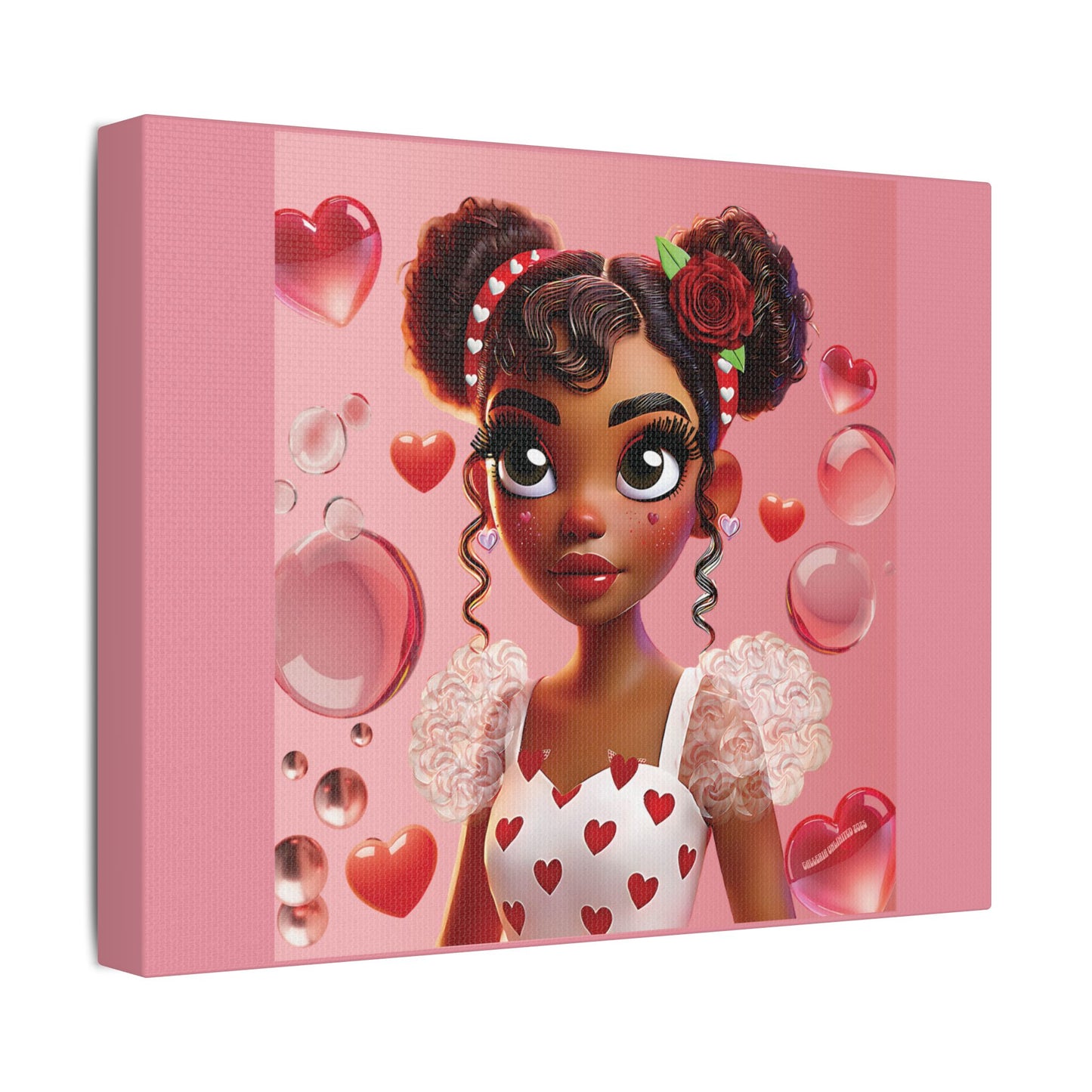 Heartbreaker Girl | Bubblegum - Canvas Print, satin (multiples sizes)