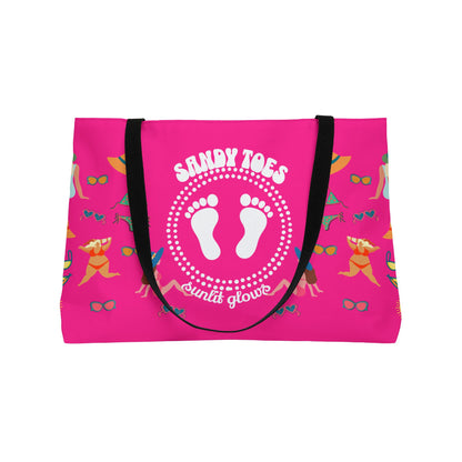 Sandy Toes | Passion Fruit Two-Sided Weekender Tote Bag