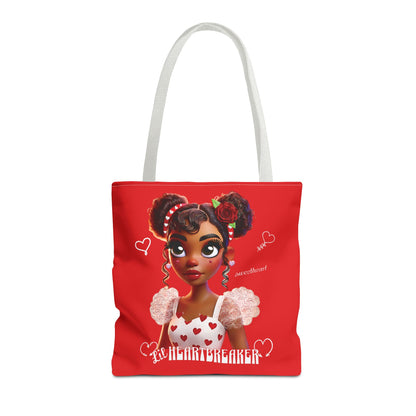 Heartbreaker Girl | Apple - Tote Bag, two-toned (multiple sizes/handle colors)