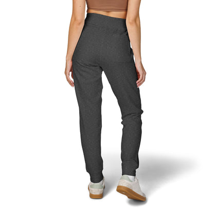 Harvest Haze | Maroon Embroidered 'Hot Chocolate' Sweatpants