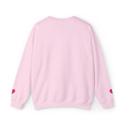 Heartbreaker 0 | Pink Embroidered Heartbreaker Crewneck Sweatshirt