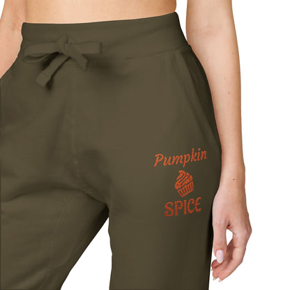 Harvest Haze | "Pumpkin Spice" Embroidered Sweatpants