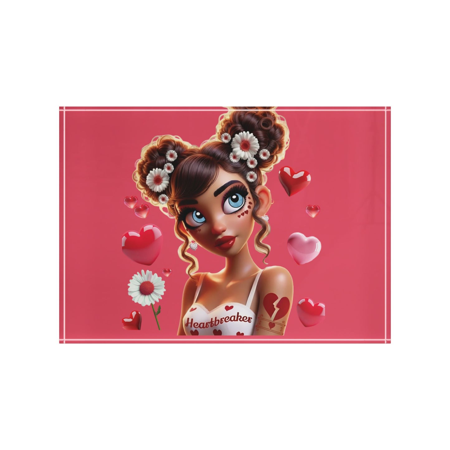 Heartbreaker 1 | Raspberry - Acrylic Block