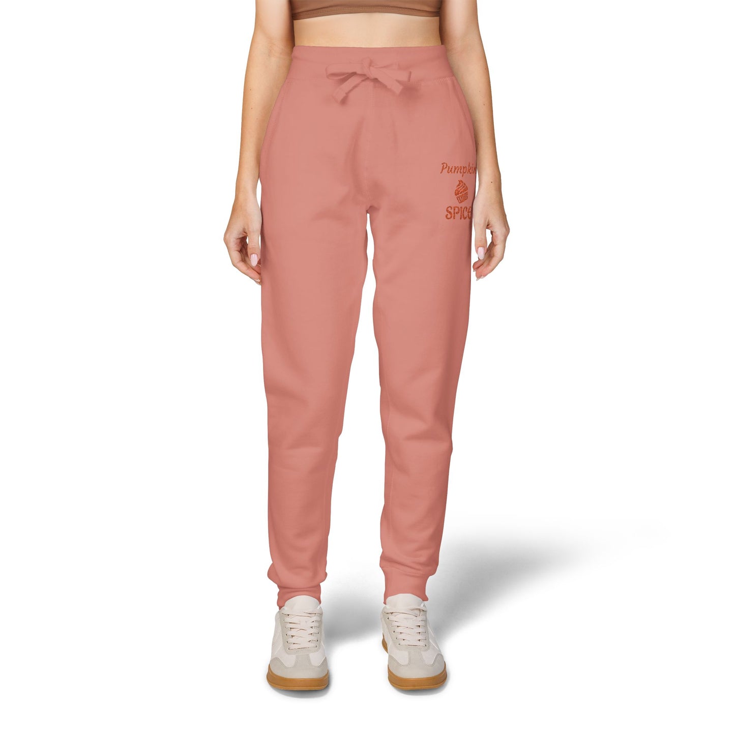 Harvest Haze | "Pumpkin Spice" Embroidered Sweatpants