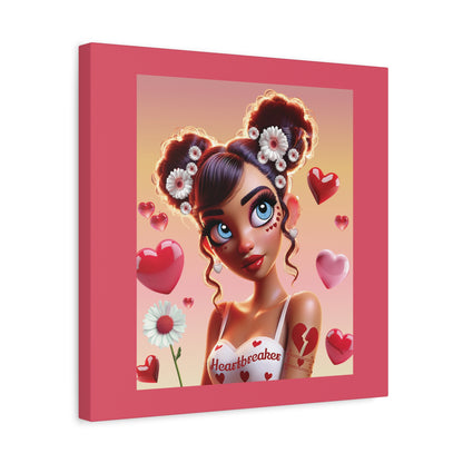 Heartbreaker 1 | Raspberry - Canvas Print, matte (multiple sizes)